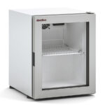 Armario Expositor Refrigerado Blanco 1 Puerta de Cristal 38 Litros 1 Estante Serie DECVA 415x462x512h mm DECVA-3 Docriluc