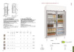 Armario Expositor Refrigerado Blanco 2 Puertas de Cristal 1000 Litros 8 Estantes Serie ARPA 1250x700x2040h mm ARPA-125 Docriluc - Imagen 2