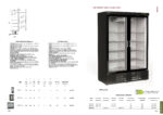 Armario Expositor Refrigerado Negro 3 Puertas de Cristal 1852 Litros 12 Estantes Serie DEBR 2055x735x2055h mm DEBR-2003 Docriluc - Imagen 2