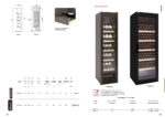 Armario Expositor Refrigerado para Vinos 1 Puerta de Cristal 200 Litros 48 Botellas 5 Estantes Serie VELOUR 430x510x1815h mm EVRW-440 Docriluc - Imagen 2