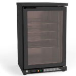 Armario Expositor Refrigerado para Vinos 1 Puerta de Cristal 24 Botellas 4 Estantes Serie BRUMAIRE 620x565x850h mm EHBW-150-L Docriluc