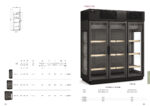 Armario Expositor Refrigerado para Vinos 1 Puerta de Cristal 461 Litros 90 Botellas 3 Estantes Serie VITIS 642x805x2131h mm EFIWH-1R Docriluc - Imagen 2