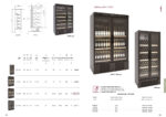 Armario Expositor Refrigerado para Vinos 2 Puertas de Cristal 385 Litros 105 Botellas 5 Estantes Serie NÉBULA 1815x510x1995h mm EVRW-750 Docriluc - Imagen 2