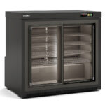 Armario Expositor Refrigerado para Vinos 2 Puertas de Cristal 44 Botellas 4 Estantes Serie BRUMAIRE 925x565x850h mm EHBWS-250-L Docriluc