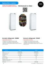 Armario Refrigerado Blanco 1 Puerta Opaca 600 Litros 775x750x1850h mm DR600 HS - Imagen 2