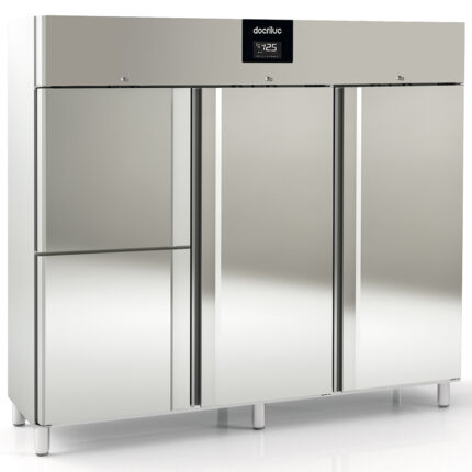 Armario de Refrigeración Acero Inoxidable 4 Puertas Opacas 9 Estantes 2197 Litros Serie MIRAGE 2035x850x2130h mm CAGR-210-4 Docriluc
