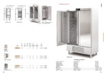 Armario de Congelación Acero Inoxidable Panadería y Pastelería 600x400 - 2 Puertas Opacas 979 Litros 14 Cajones Serie NIMBUS 1240x780x2055h mm CASRP-125-14 Docriluc - Imagen 2