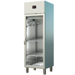 Armario de Maduración de Carne Acero Inoxidable 1 Puerta de Cristal 320 Litros 2 Estantes Serie VANTA 600x650x1900h mm DDA-400-II Docriluc
