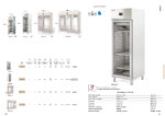 Armario de Maduración de Carne Acero Inoxidable 1 Puerta de Cristal 645 Litros 2 Estantes Serie VANTA 680x850x2130h mm DDA-750-II Docriluc - Imagen 2