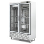 Armario de Maduración de Carne Acero Inoxidable 2 Puertas de Cristal 1201 Litros Serie PHANTOM 1370x735x2160h mm DASCV-140-2 Docriluc