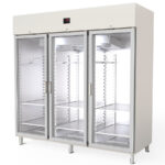 Armario de Maduración de Carne Acero Inoxidable 3 Puertas de Cristal 2197 Litros 6 Estantes Serie VANTA 2055x850x2130h mm DDA-2003-II Docriluc