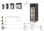 Armario de Maduración de Carne Negro 1 Puerta de Cristal 320 Litros 2 Estantes Serie VANTA 600x650x1900h mm DDA-400-NI Docriluc - Imagen 2
