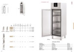 Armario de Refrigeración Acero Inoxidable 1 Puerta Opaca 3 Estantes 337 Litros Serie MIRAGE 600x655x1900h mm CAER-401 Docriluc - Imagen 2