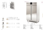 Armario Expositor de Congelación Acero Inoxidable 2 Puertas de Cristal 8 Estantes 964 Litros Serie MIRAGE 1240x720x2055h mm CAENV-125-2 Docriluc - Imagen 2