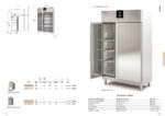 Armario Expositor de Congelación Acero Inoxidable 2 Puertas de Cristal 8 Estantes 964 Litros Serie MIRAGE 1250x700x2040h mm CAGNV-125-1/1-2/1 Docriluc - Imagen 2