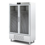 Armario de Congelación Acero Inoxidable Panadería y Pastelería 600x400 - 2 Puertas Opacas 979 Litros 8 Estantes Serie NIMBUS 1240x780x2055h mm CASNPV-125-40 Docriluc
