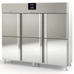 Armario de Refrigeración Acero Inoxidable 6 Puertas Opacas 9 Estantes 2197 Litros Serie MIRAGE 2035x850x2130h mm CAGR-210-6 Docriluc