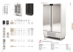 Armario de Refrigeración Negro 2 Puertas Opacas 964 Litros 6 Estantes Serie NIMBUS 1240x710x2055h mm CASR-125-2-NI Docriluc - Imagen 2