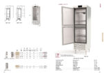 Armario Expositor de Congelación Acero Inoxidable 1 Puerta de Cristal 505 Litros 4 Estantes Serie NIMBUS 660x745x2160h mm CASNV-75 Docriluc - Imagen 2