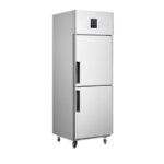 Armario de Refrigeración y Congelación Acero Inoxidable 2 Puertas Opacas 610x700x1900h mm KD0.51.2T HS