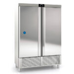 Armario de Refrigeración y Congelación Acero Inoxidable 2 Puertas Opacas 830 Litros 6 Estantes Serie NIMBUS 1240x710x2055h mm CASM-125-2 Docriluc