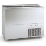 Botellero en Acero Inoxidable 2 Puertas Correderas 270 Litros Serie EB 1010x550x850h mm EBA-100 Docriluc