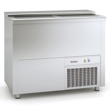 Botellero en Acero Inoxidable 2 Puertas Correderas 270 Litros Serie EB 1010x550x850h mm EBA-100 Docriluc