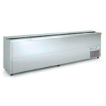 Botellero en Acero Inoxidable 6 Puertas Correderas 860 Litros Serie EB 2970x550x850h mm EBI-300 Docriluc