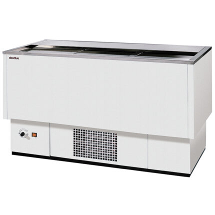 Botellero en Acero Plastificado Blanco 3 Puertas Correderas 290 Litros Serie EBEG 1510x545x840h mm EBEG-150-EA Docriluc