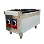 Cocina a Gas 2 Fuegos Sobremesa 305x770x375h mm DHZ-2 HS