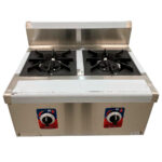 Cocina a Gas 2 Fuegos Sobremesa 300x400x700h mm DHZ-2H HS