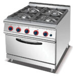 Cocina a Gas 4 Fuegos con Horno Modular 700x700x920h mm HGR-705 HS