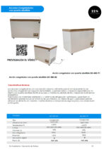 Congelador Horizontal 1 Puerta Abatible 400 Litros 1200X710X900h mm BD-480-91 HS - Imagen 2