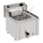 Cuece Pasta Eléctrico 10 Litros con Grifo de Vaciado Sobremesa 410x550x430h mm CSB-CPK10L CISABA