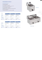 Cuece Pasta Eléctrico 7 Litros con Grifo de Vaciado Sobremesa 270x460x370h mm CSB-CP7L CISABA - Imagen 2