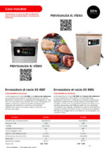 Envasadora al Vacío de Campana Sobremesa 490x550x590h mm DZ400T HS - Imagen 2