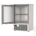 Escarchador de Copas Acero Inoxidable 1 Puerta Opaca 85 Litros 1 Estante Serie DE 510x505x850h mm DEC-85 Docriluc