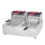 Freidora Electica 8 + 8 Litros 2 Cestas Sobremesa 570x450x360h mm HEF-89 HS