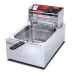 Freidora Electica 6 Litros 1 Cesta Sobremesa 280x450x310h mm HEF-81 HS