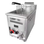 Freidora a Gas con Grifo de Vaciado 18 Litros 1 Cesta Sobremesa 315x648x539h mm HGF-71AF HS