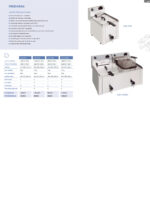 Freidora Eléctrica Monofásica con Grifo de Vaciado 7 Litros 1 Cesta Sobremesa 312x525x430h mm CSB-FK7L CISABA - Imagen 2