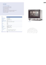 Horno Eléctrico de Convencional 4 Bandejas 430 x 340 - 600x600x540h mm CSB-MP CISABA - Imagen 2