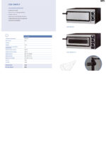 Horno de Pizza Eléctrico Compacto 1 Pizza 32 Ø cm 615x500x280h mm CSB-SIMPLE CISABA - Imagen 2