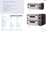 Horno de Pizza Eléctrico Compacto 6 + 6 Pizzas 32 Ø cm 975x1215x745h mm CSB-BASIC 66 CISABA - Imagen 2