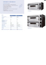 Horno de Pizza Eléctrico Compacto 4 + 4 Pizzas 32 Ø cm 975x925x745h mm CSB-BASIC 44 CISABA - Imagen 2