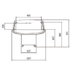 Isla Refrigerada Serie VELASTRA VIS-90/190 - 1915x1207x971h mm VIS-10-190 Docriluc - Imagen 3