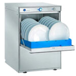 Lavavajillas Industrial con Cesta 500 x 500 mm Altura Útil 30+32 cm 580x610x825h mm E 500 HS