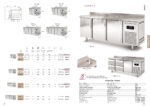 Mesa Refrigerada con Fregadero Acero Inoxidable GN 1/1 - 2 Puertas Opacas 2 Estantes 255 Litros Serie CLARION 1345x700x850h mm MGRF-135 Docriluc - Imagen 2