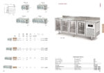 Mesa Refrigerada Acero Inoxidable GN 1/1 - 2 Puertas de Cristal 2 Estantes 255 Litros Serie CLARION 1345x700x850h mm MGRV-135 Docriluc - Imagen 2