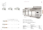 Mesa Refrigerada para Ingredientes 13 Cubetas GN 1/6 - 4 Puertas Opacas 4 Estantes 543 Litros Serie ARGENTUM 2245x700x850h mm MIE-70-225-1/6 Docriluc - Imagen 2